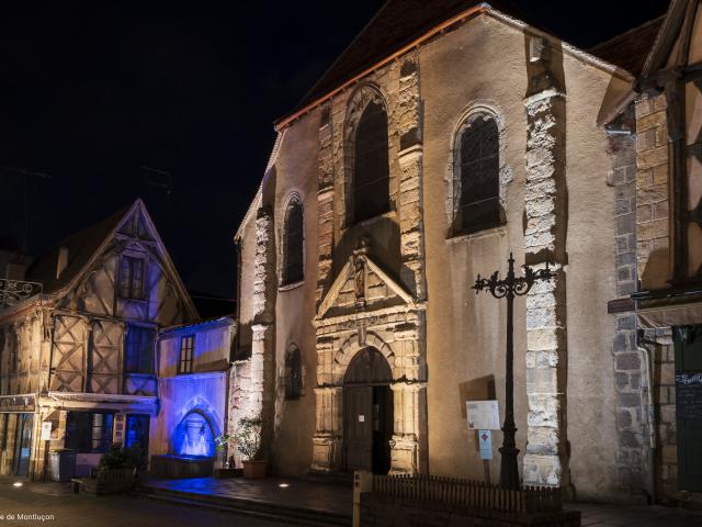 Eglise Saint Pierre Montlucon Nocturne Parcours Lumiere 2