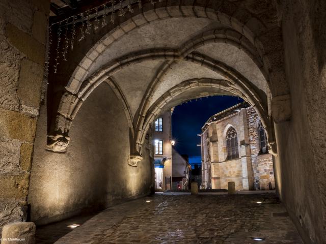 Passage Du Doyenne Montlucon Nocturne Parcours Lumiere 1