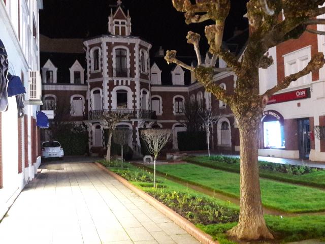 Square De La Romagere Nocturne Parcours Lumiere Montlucon