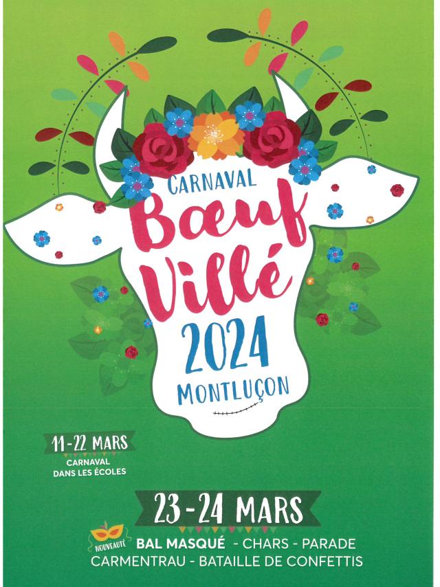 23 24 Mars Carnaval Du Boeuf Ville Montlucon