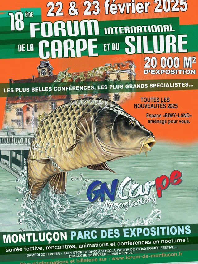 22 23 Fevrier Forum De La Carpe Montlucon 2025